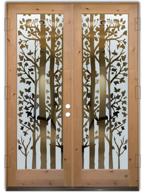 Gl Front Entry Door Sans Soucie Art Forest Trees Rustic Front Entry Door Sans Soucie Art Gl