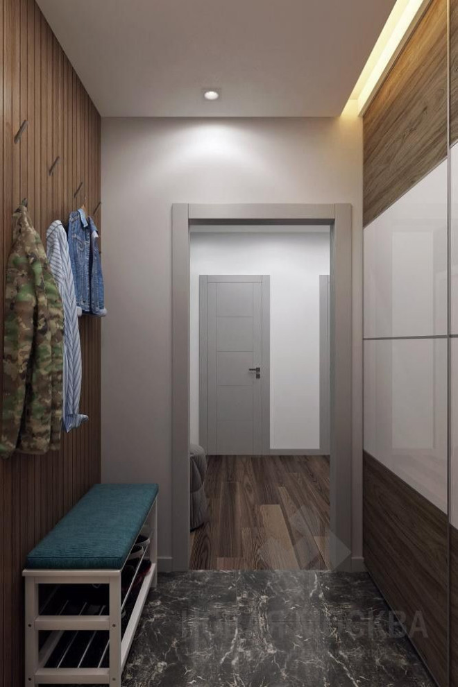 Дизайн-проект двухкомнатной квартиры 64,1 кв.м в ЖК «Татьянин Парк»