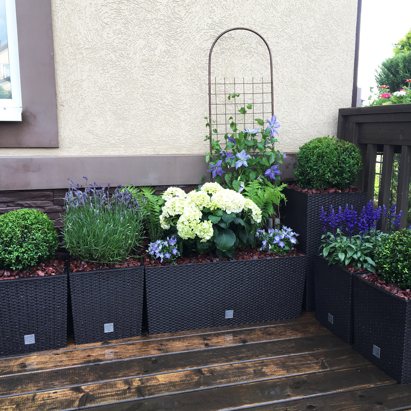 Летний сад на террасе