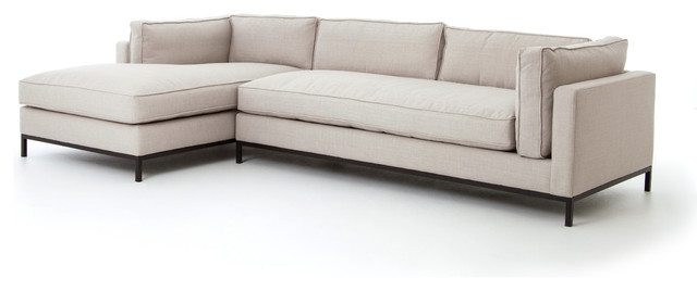 120 L Salvator Pc Sectional Sofa 100 Polyester Iron Bennett Moon