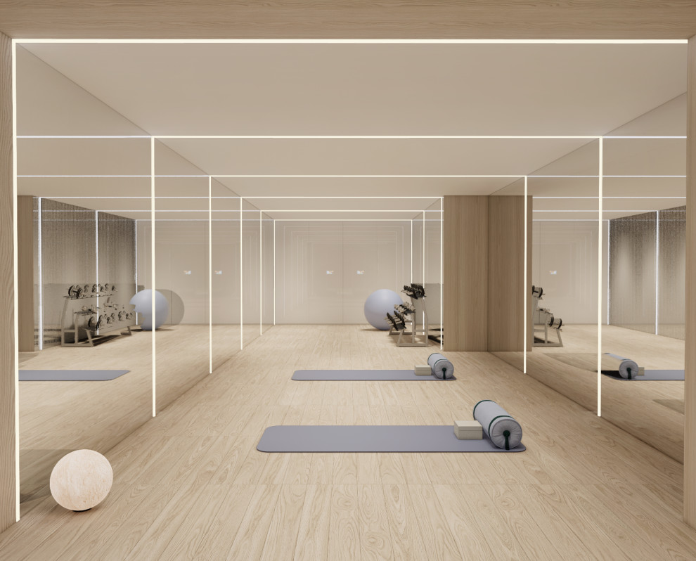 Home gym - Contemporary - Home Gym - Other - by Jemo Interior Design ...