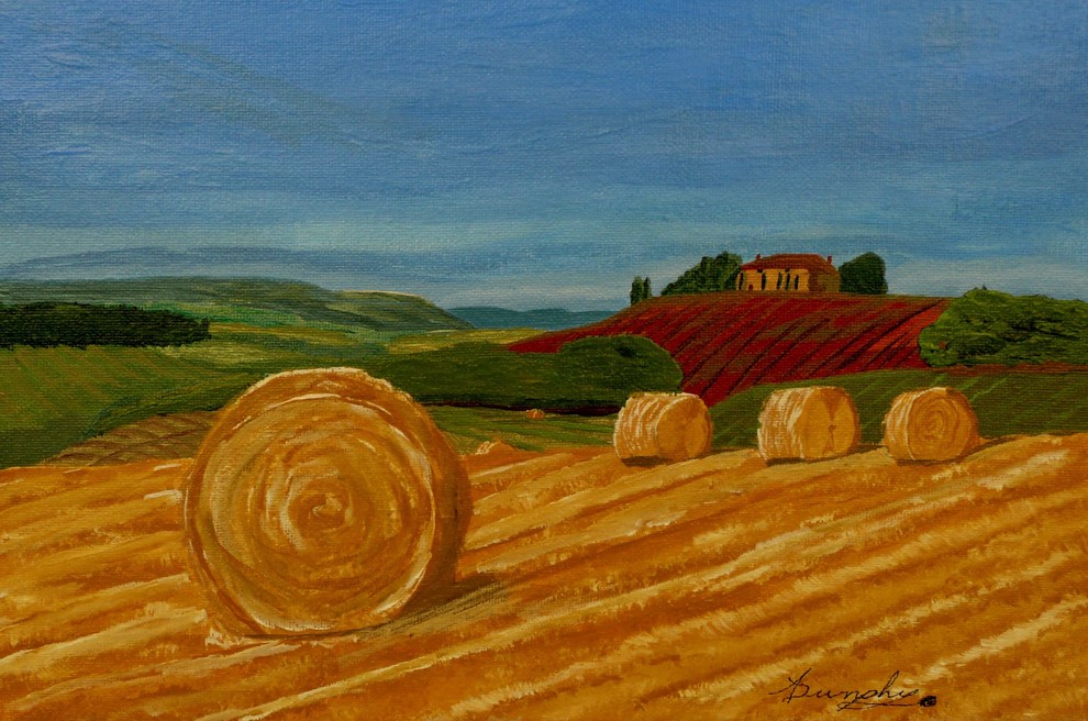 "Hay Fields of Provence" Original Art