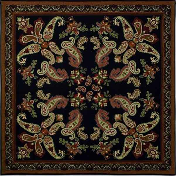 Paisley tapestry Dark Traditional Tapestries by J. Thomas