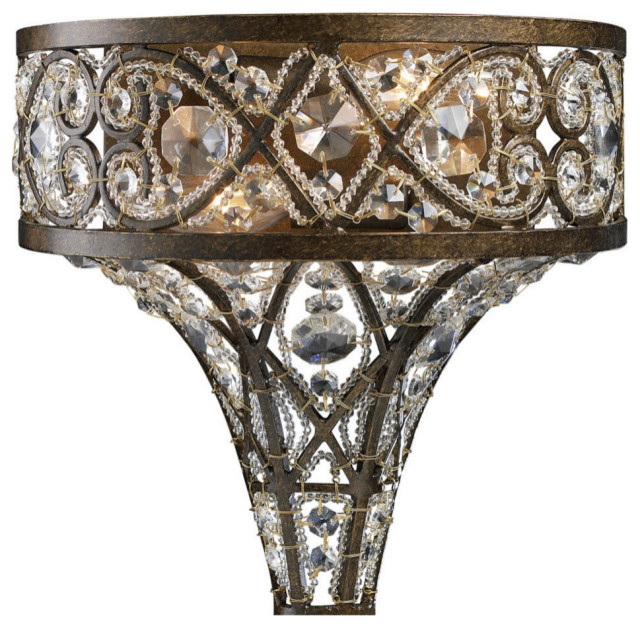 Amherst 2-Light Sconce, Antique Bronze
