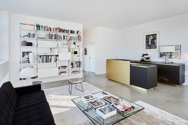 Loftwohnung K&ouml;ln contemporary-vardagsrum