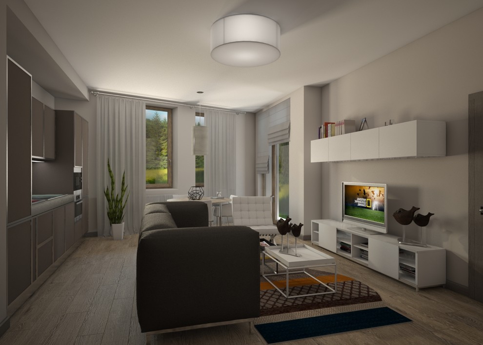 Таун хаус в стиле современный минимализм