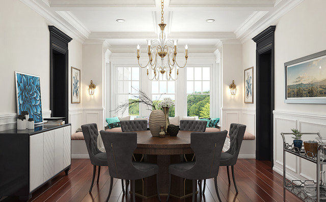 Full House Interior Design Of American Style Modern
