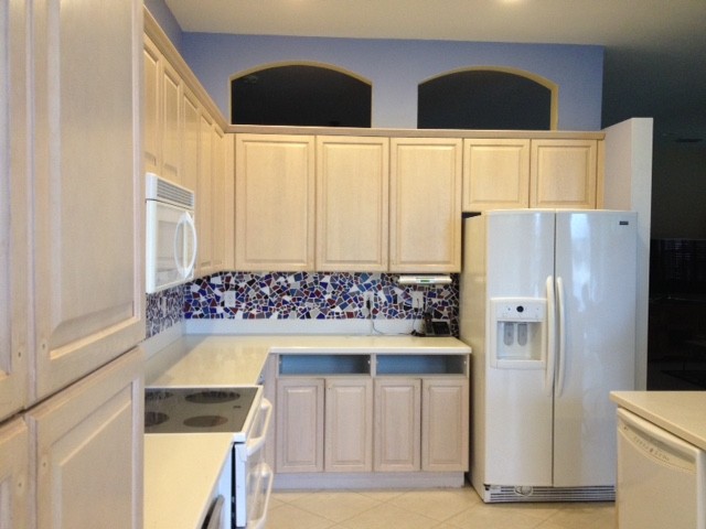Marty and Sandra's Refaced Painted Gray