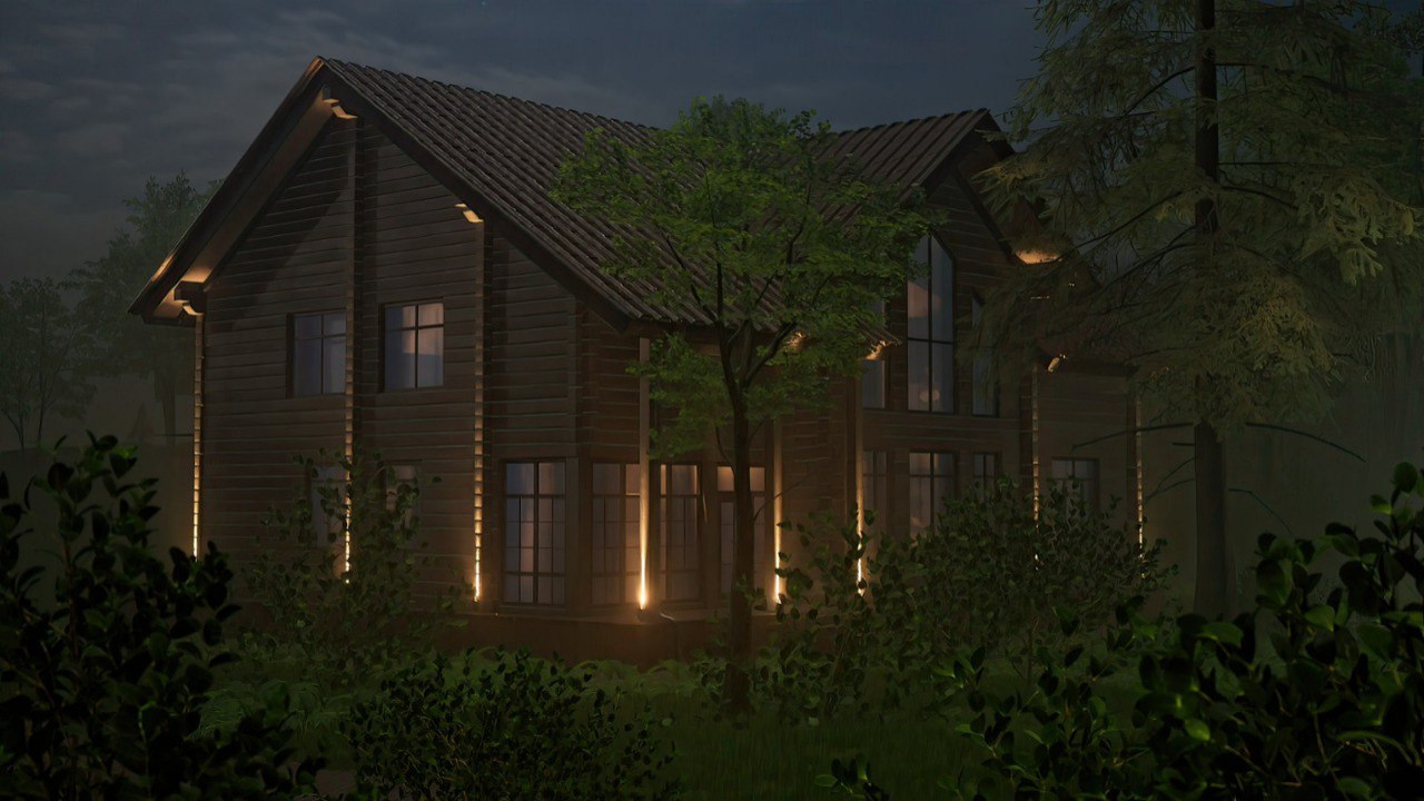 Загородный коттедж