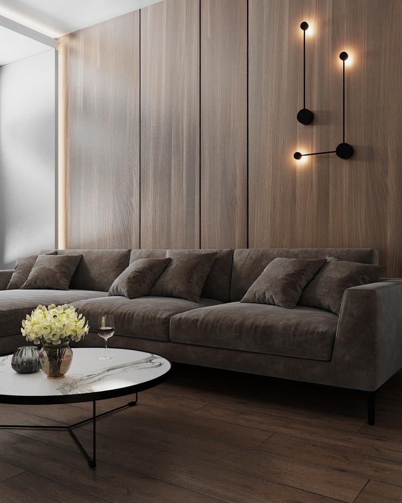 Проект Квартиры в современном стиле ЖК Петровская Коса