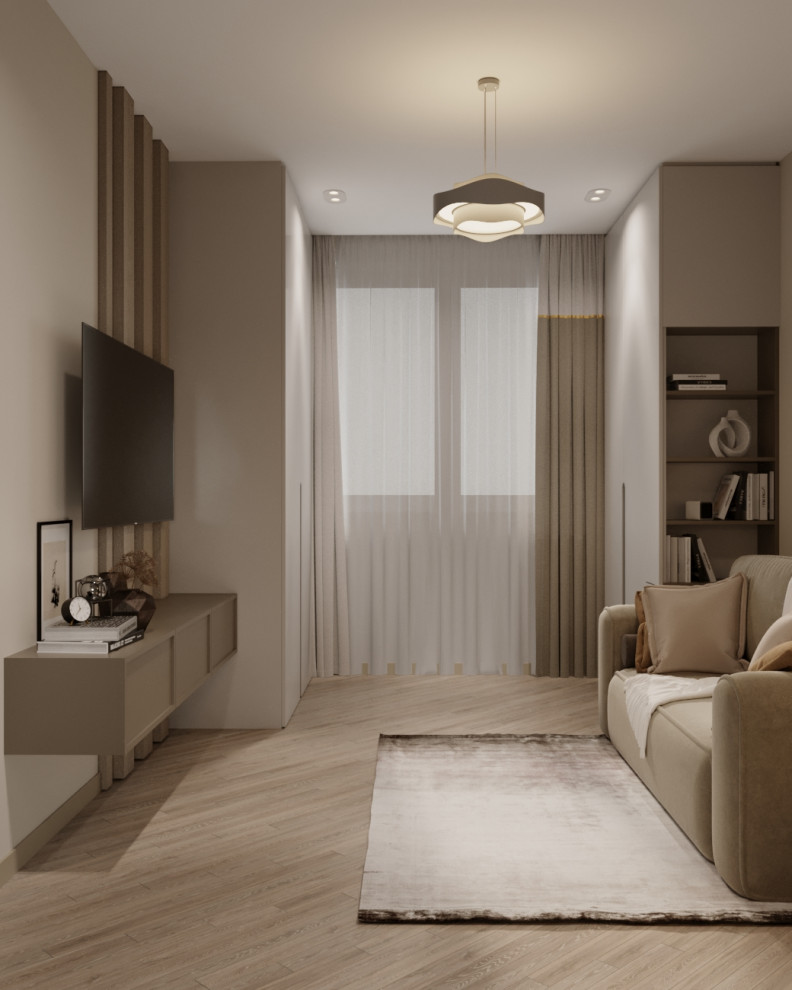 Современный дизайн-проект в пастельных тонах