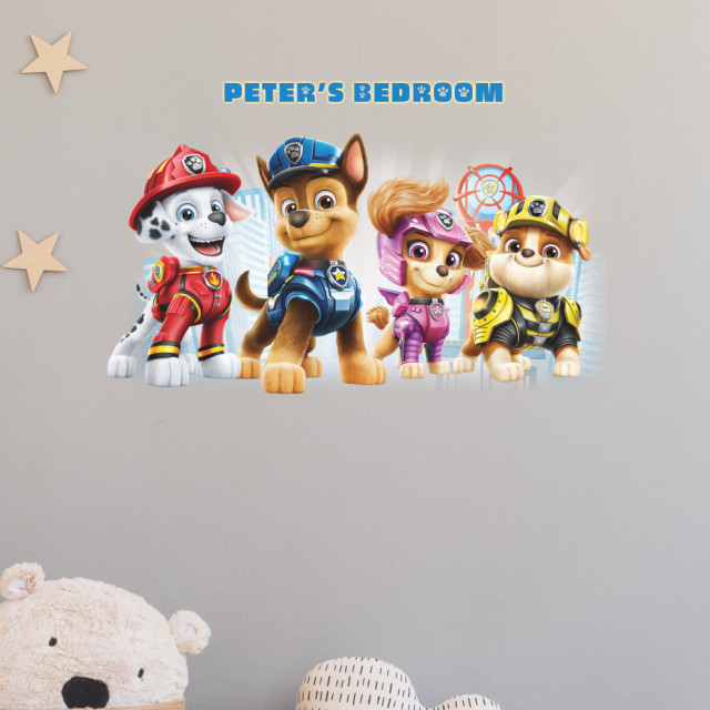 Paw Patrol Peel and Stick Giant Wall Decals With Alphabet - Traditional ...