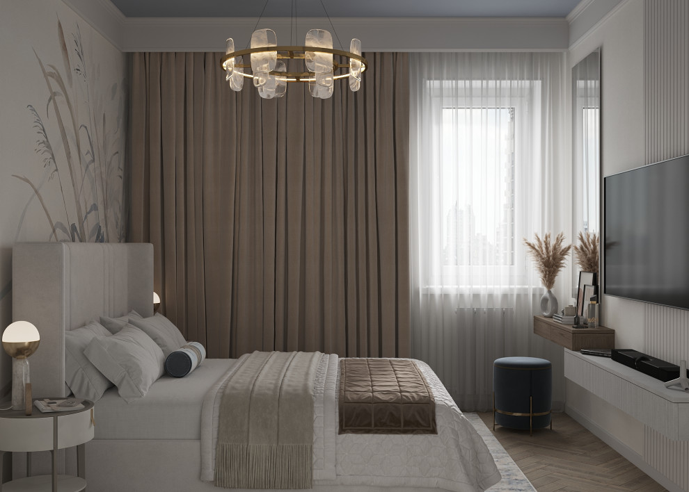 Проект спальни. 3D-визуализация.