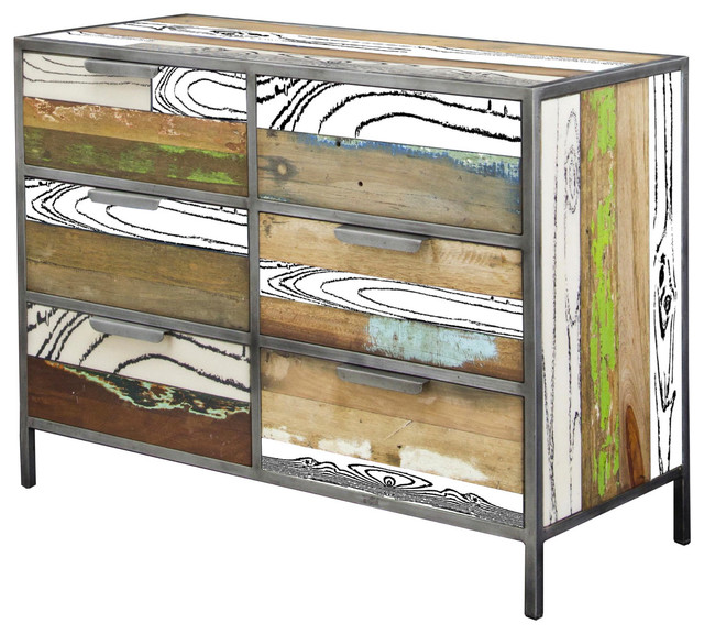 Ellen 6-Drawer Recycled Chest