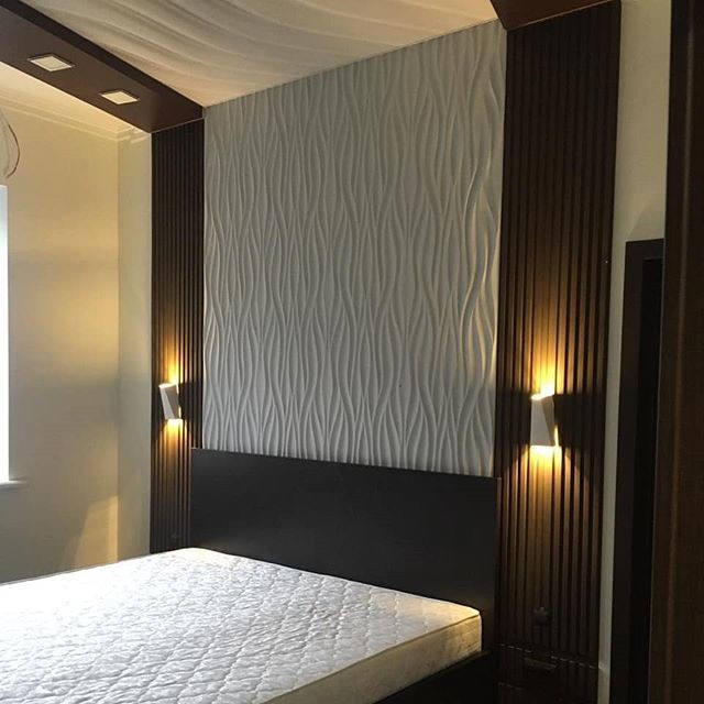 3д панели в интерьере заказчика