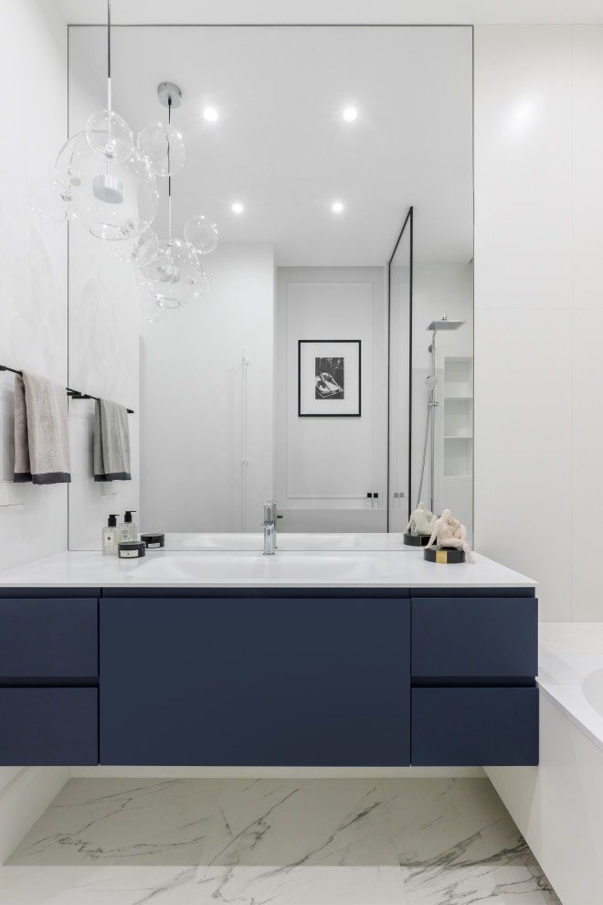 Ремонт двухкомнатной квартиры 50 м² для девушки в стиле неоклассика