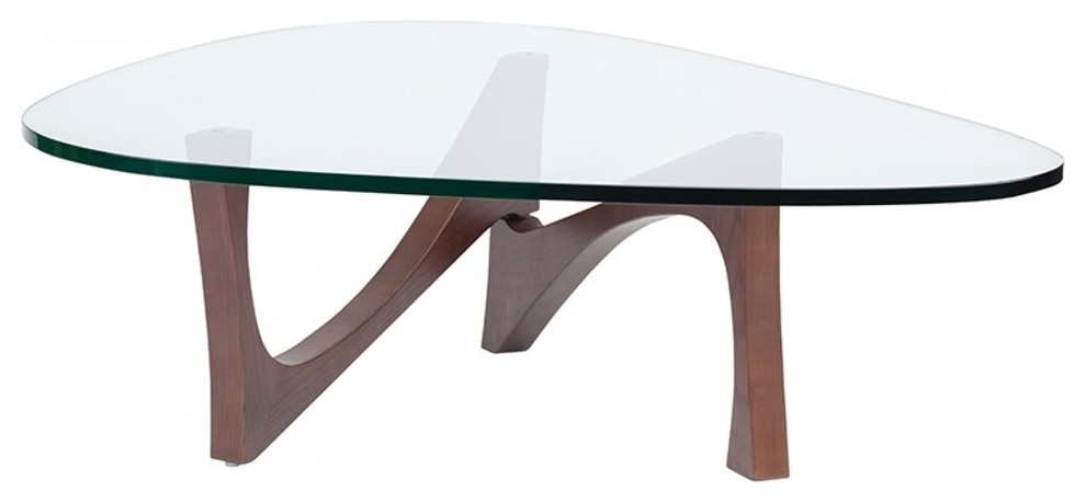 49 3 Wide Coffee Table Rounded, Coffee Table With Glass Top And Wood Bottom
