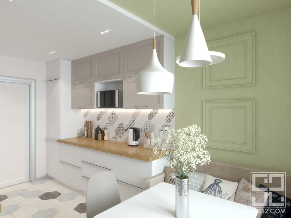 Проект интерьера квартиры в ЖК "Каскад"