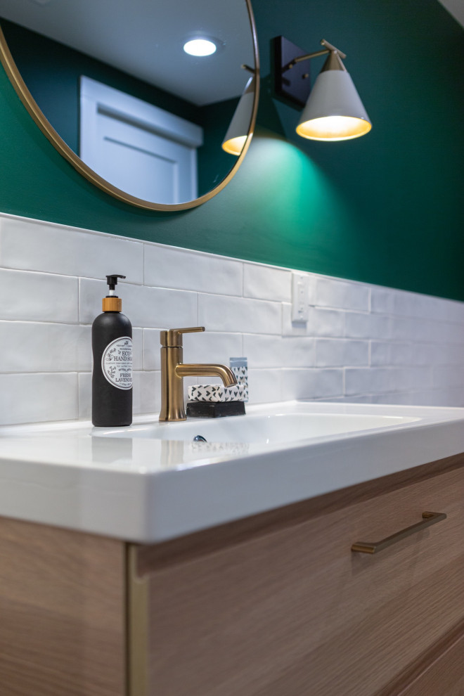 Tiprigan Master Bath | Littleton, CO | Art Deco Contemporary Renovation