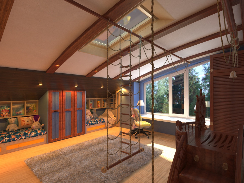 Дизайн интерьеров таун-хауса в Сестрорецком курорте.