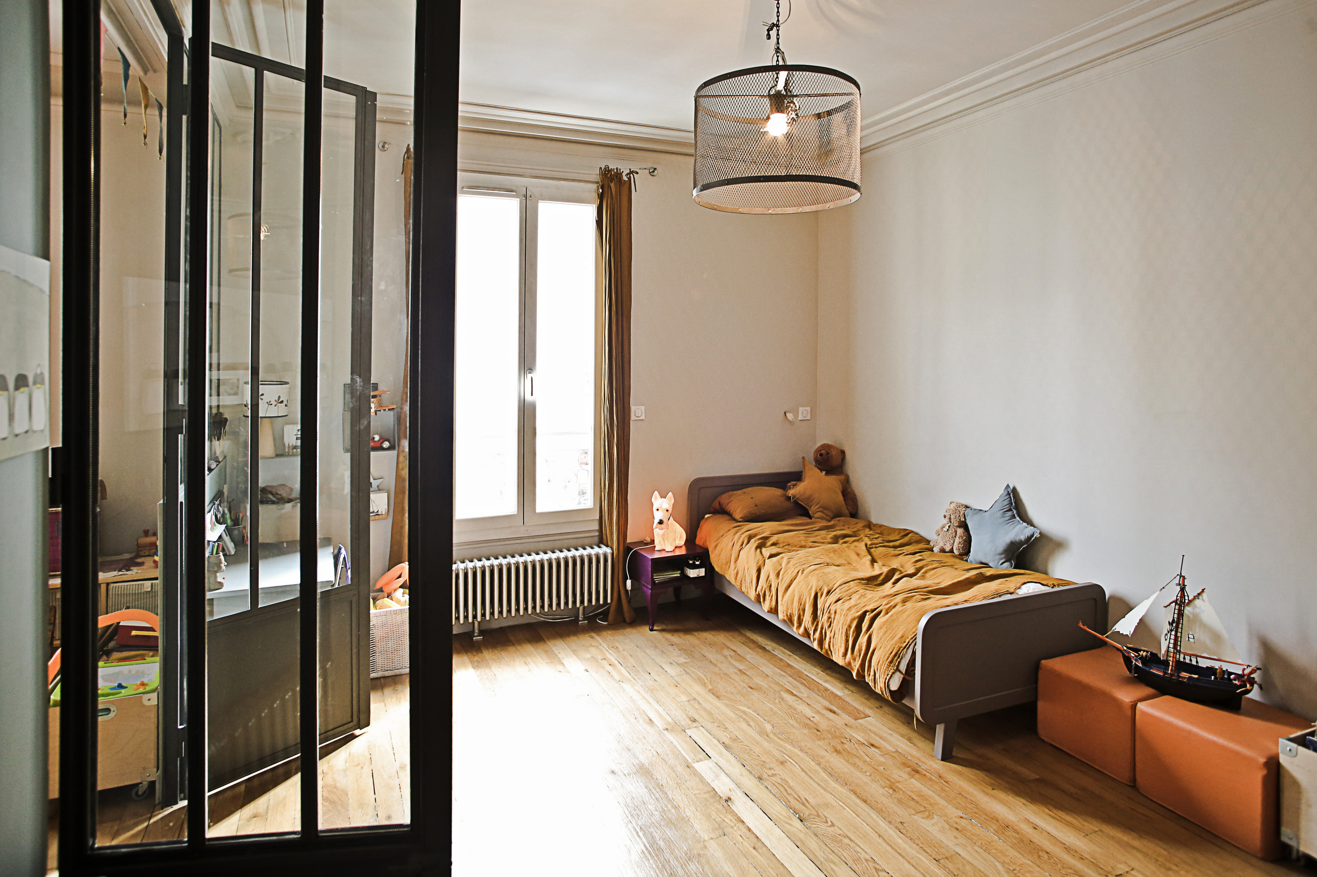 chambre d'enfant indus rétro