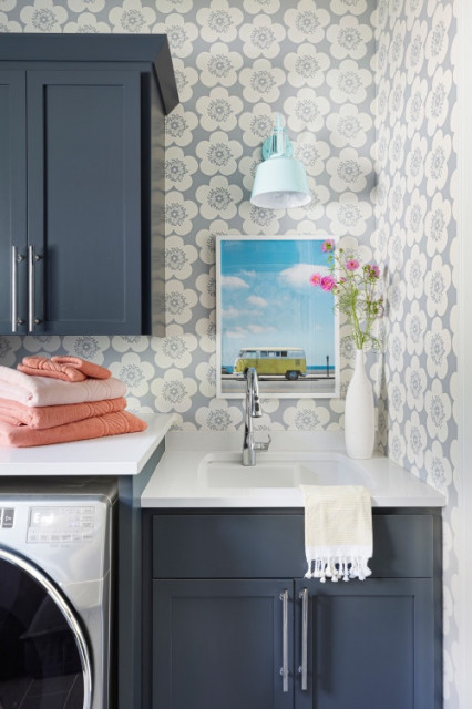 Laundry room wallpaper? 