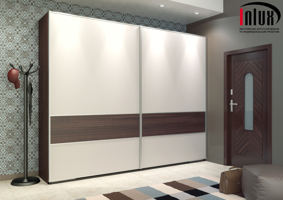 Шкафы с компланарной системой раздвижения дверей