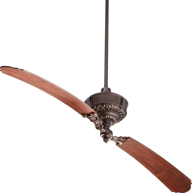 Quorum Turner 2 Blade 68 Ceiling Fan 28682 86 Oiled Bronze