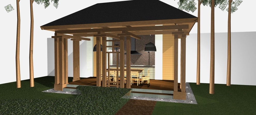 Декор в саду. Наши работы прошлых лет.