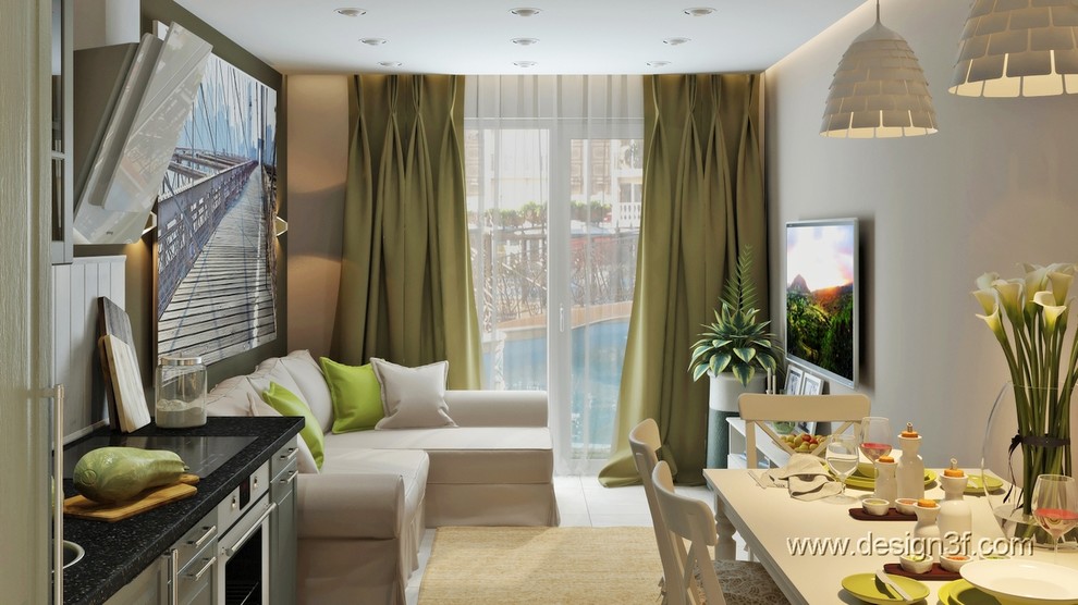 Студия в стиле Икеа