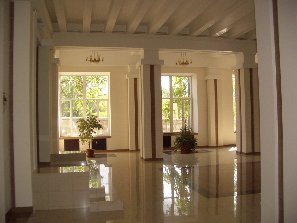 Холл в бышвем КБ Туполева