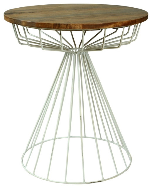 Industrial Loft Birdcage Side Table