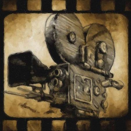 Movie Camera Poster Print by Taylor Greene Item VARPDXTGXSQ015D, 24