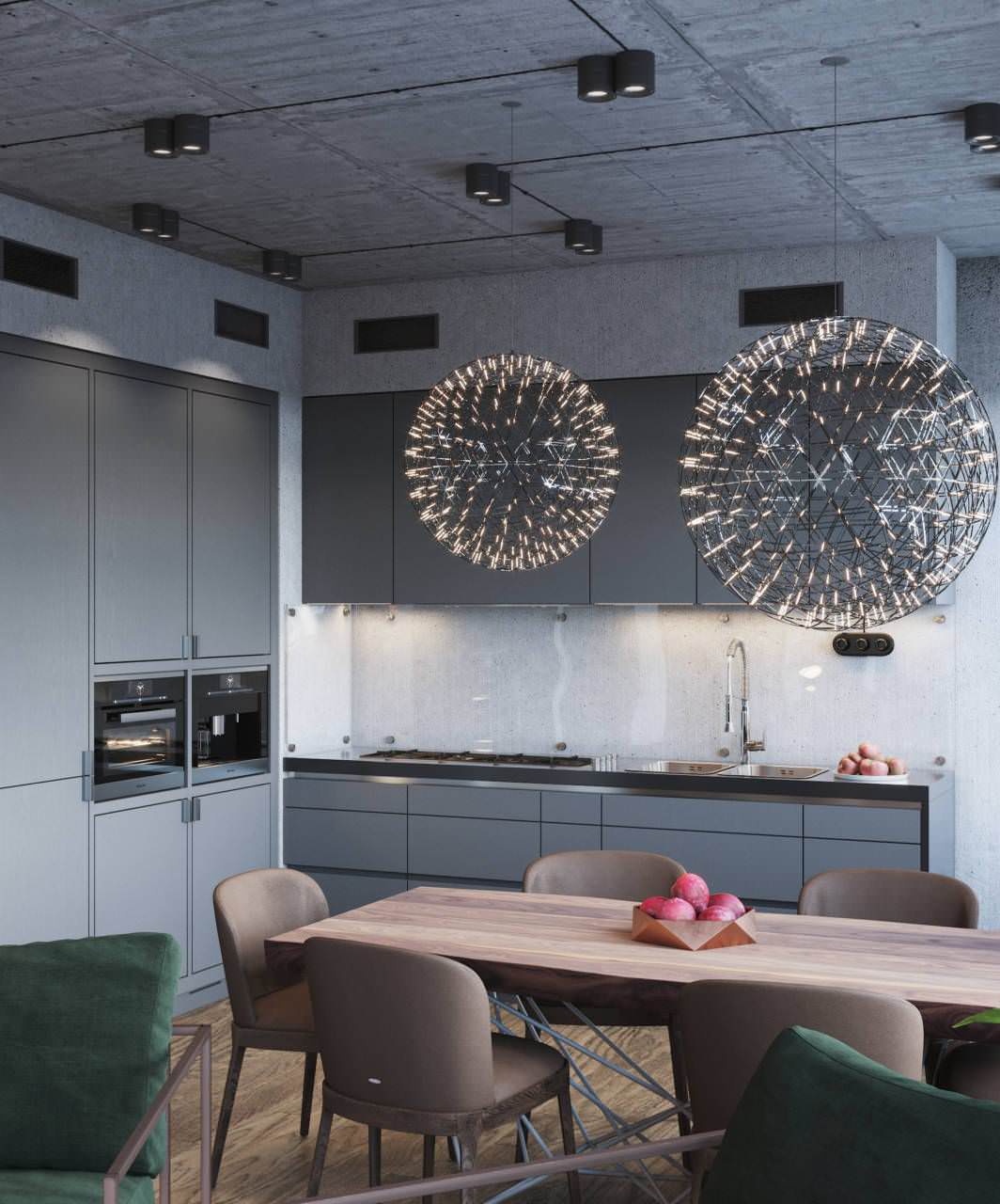 Studio apartment 29 m² in loft style, Paris