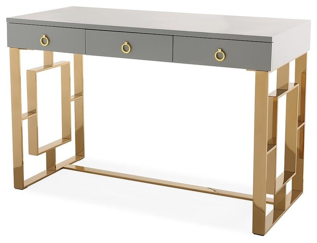 Hepburn Lacquered Desk Contemporary Desks And Hutches By Audrey Gray Lacquer Desk