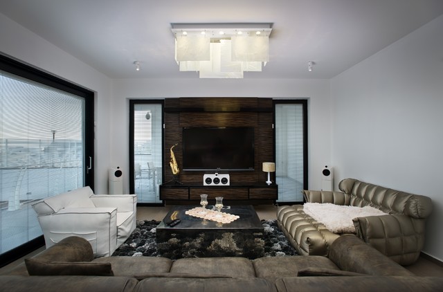 plice chandelier - modern - living room - new york -shakuff