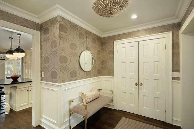 Winnetka Tudor eclectic-entry
