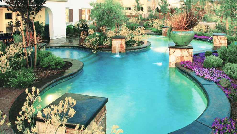 Pool - transitional pool idea in Orange County