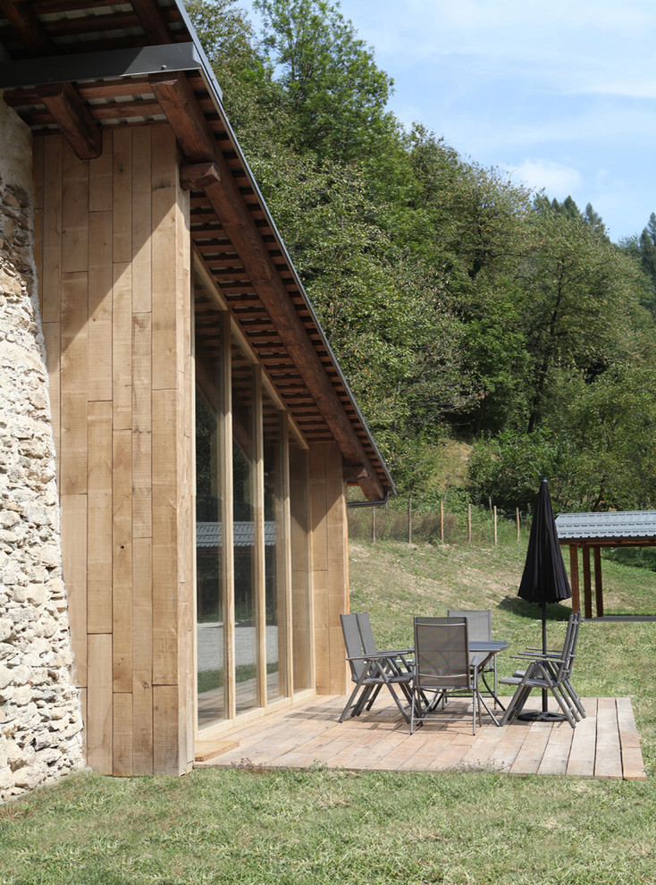 Immagine di una terrazza stile rurale