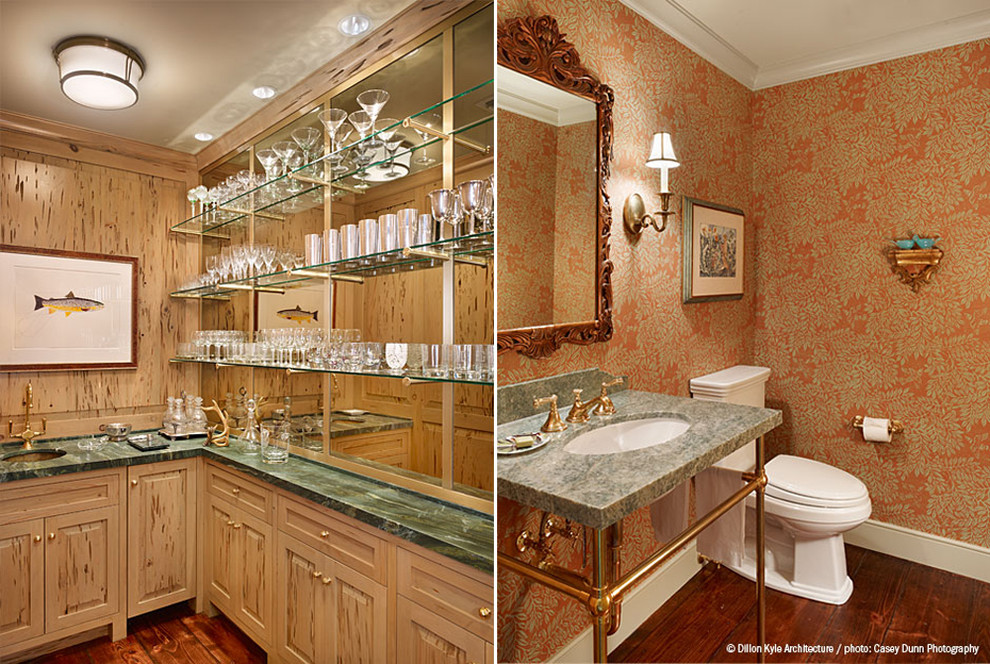 Inspiration for a traditional bathroom in Houston.