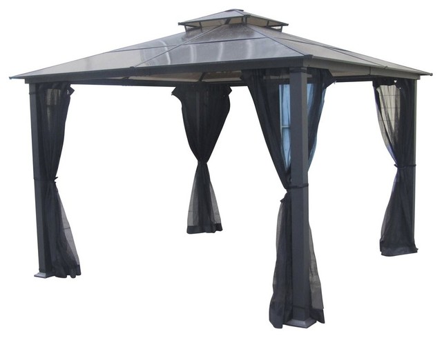 Del Terra Aluminium High Top Gazebo With Vent Contemporary Gazebos Del Terra Aluminium High Top Gazebo With Vent