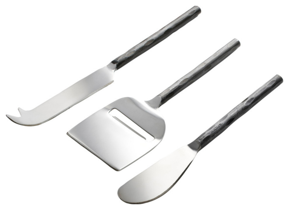 Tomini Metal Serving Utensils, Cheese Knives