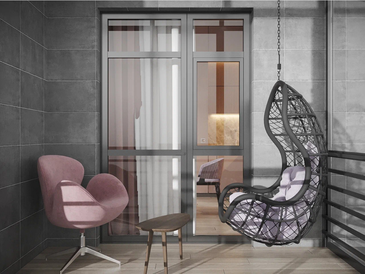 Розовый фламинго