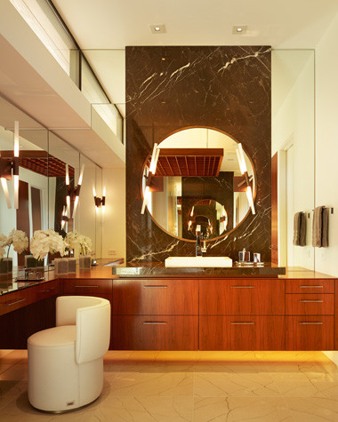 master suite bath contemporary-badrum