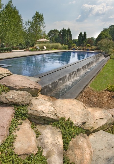 Baker contemporary-pool