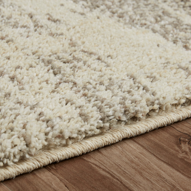 8 X 10 Karastan Machine Woven Area Rug Chilmark Grey Cream Gray Casual Solid