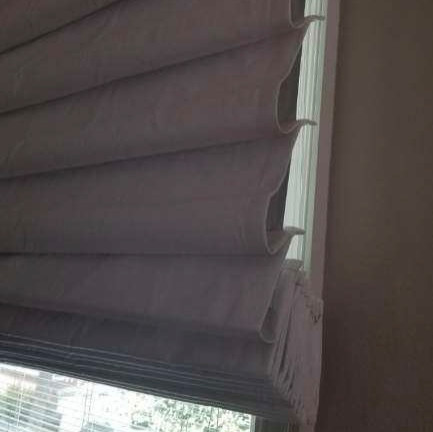 West Lake Roman Shade Install