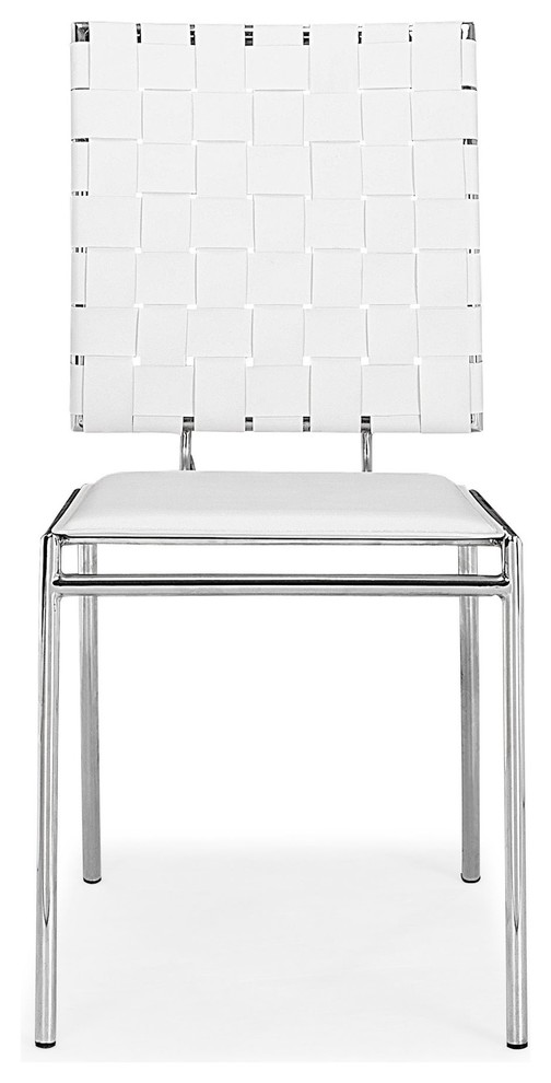 Criss Cross Dining Chair Set of 4 by Zuo Modern Contemporary
