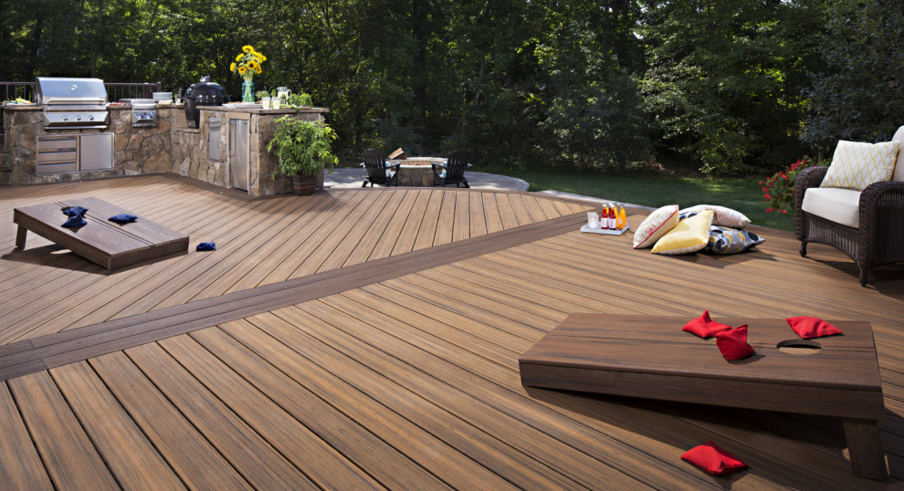 Открытая терраса - террасная доска Trex