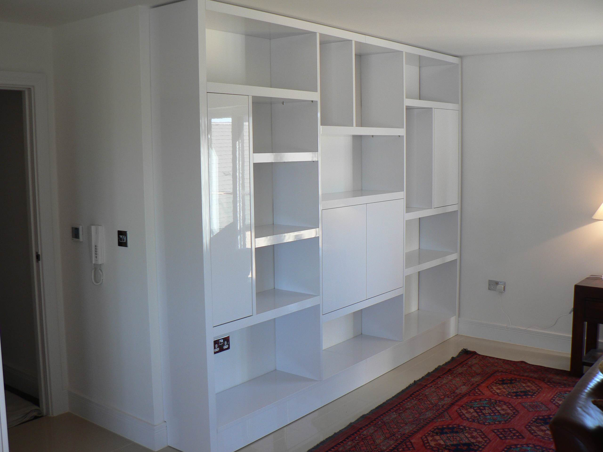 Bespoke Bookshelves in 3 projects